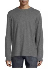 George Men’s Gray Long Sleeve Cotton Stretch Crew Neck T-Shirt Size S (34-36)