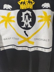 Shakawear T- shirt Mens 2XL Super Max Heavy Black California West Coast Original