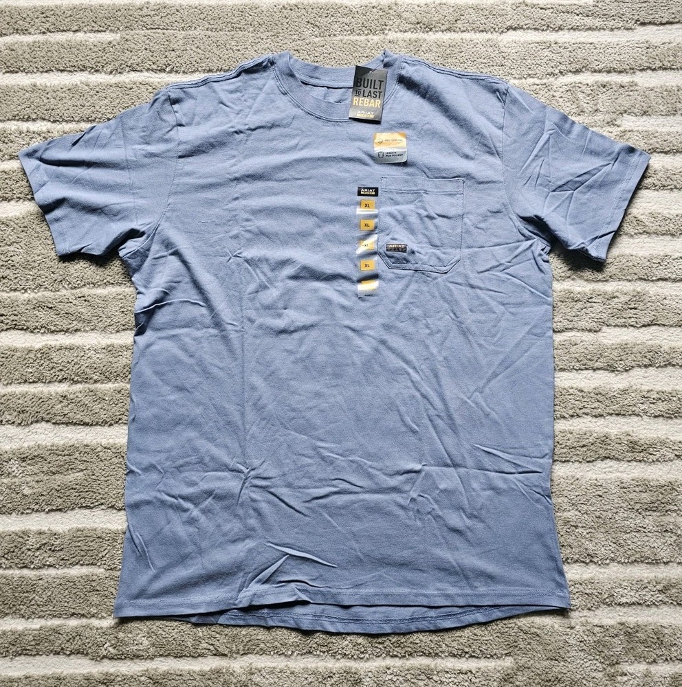 Ariat Stonewash Rebar Cotton Strong Anvil Force T-Shirt Men’s Size XL NWT