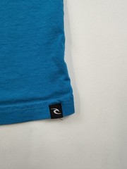 Rip Curl Shirt Mens Medium Blue Fiji The Search Surfing Graphic Tee Beach
