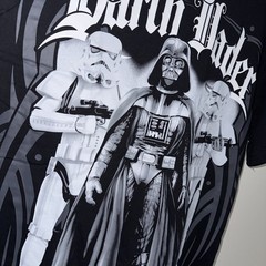 Star Wars Mad Engine Darth Vader With Storm Troopers Black T Shirt Sz L