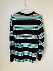 PALACE WINTER 2022 STONER STRIPE LONGSLEEVE TOP BLACK