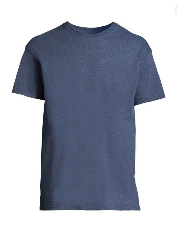 2XL (50/52) Men’s Solid Core Short Sleeve T-Shirt Blue #4910