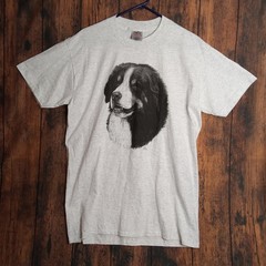 Oneita Power 50 Plus Vintage Single T-Shirt Stitch Vladimir Large Heather Gray