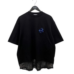 TOGA VIRILIS TV241-JK332 T-Shirt Black 48 Short Sleeve Mesh Splice 9812