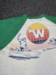 Vintage Ocean Pacific Shirt Raglan 80’s Size Medium Western Supply Co