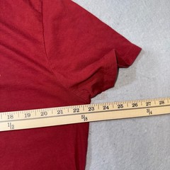 Lee Jeans Company Mens Red Tiger Graphic T-Shirt Classic Fit Large 100% Cotton