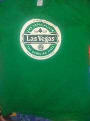 VTG Las Vegas Player T Shirt Sin City Gambling State Green Men’s Large