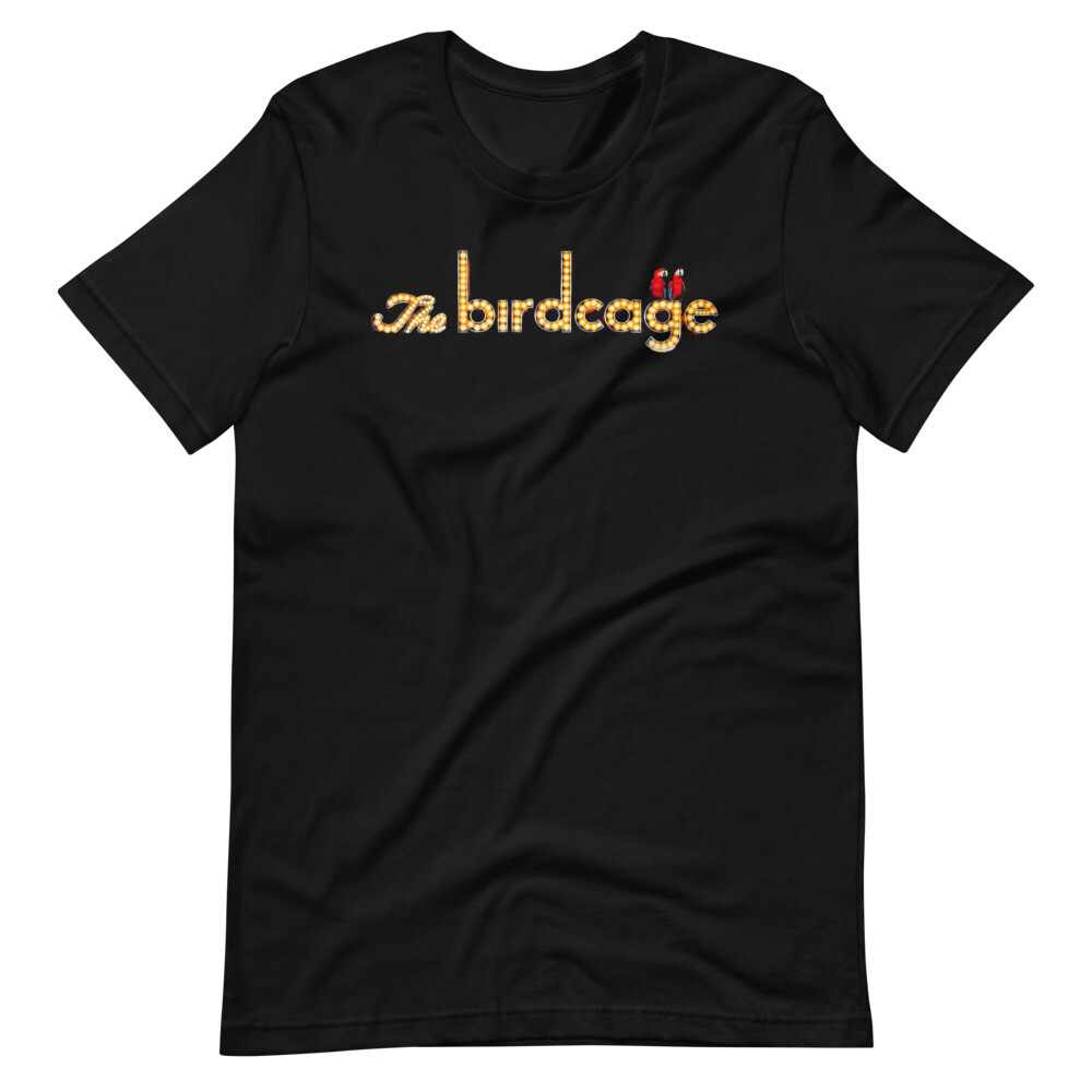 THE BIRDCAGE Robin Williams Movie Black Tee Short-Sleeve Unisex T-Shirt