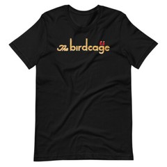 THE BIRDCAGE Robin Williams Movie Black Tee Short-Sleeve Unisex T-Shirt
