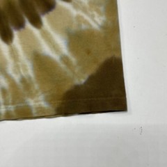 Sun Dog T Shirt Swirl Pattern Hand Dyed Tie Dye Neutral Hippie Cook Forest XL