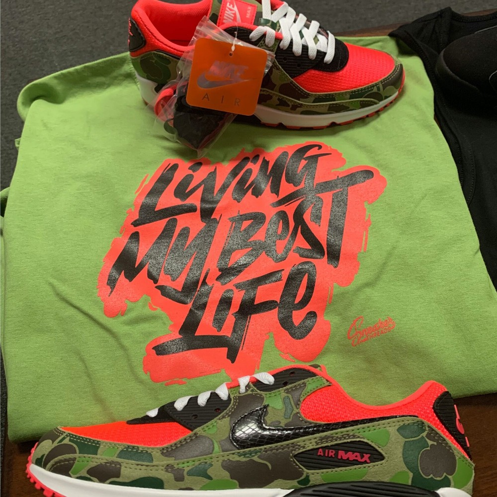 Shirt Match Air Max 90 Duck Camo 2090 – Living Life Tee
