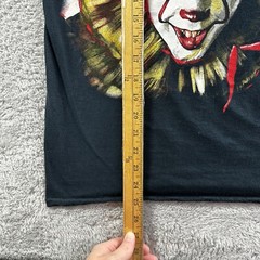 Pennywise It Movie Promo T Shirt Mens Small Black Big Graphic Horror Scary