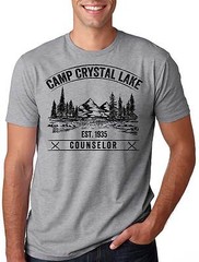 Camp Crystal lake T-shirt Counselor T-shirt Camping Camp Tee shirt