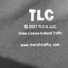 TLC Shirt Adult Extra Extra Large Black Faded American Girl Group Music Tour Men