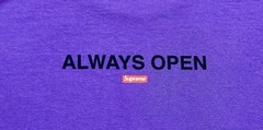 Supreme Gas Purple Tee Size Small SS 22’