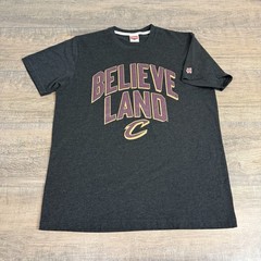 Homage Mens Cleveland Cavaliers T-Shirt Medium Gray BelieveLand Flawless B15