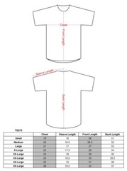 Victorious Men’s Hipster Solid Color Long Length Curved Hem T-Shirt TS270-K21A