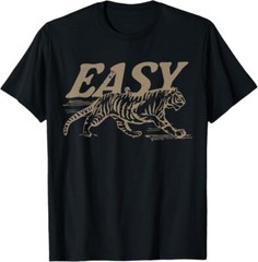 Easy Tiger Distressed Graphic Adults T-Shirt
