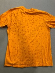 Nike Shirt Men’s Medium Bright Orange Patterned Cotton Truck Logo Tee