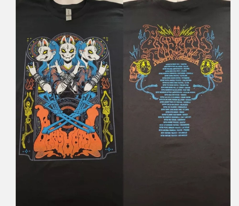 Babymetal US Tour Shirt, Babymetal Tshirt, Babymetal Tour Shirt
