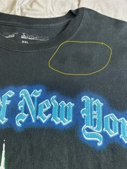 Pop Smoke King Of New York T-Shirt 2XL (Flawed, See Photos) XXL