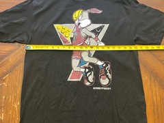 Bobby Bugs Bunny Jordan Men’s L Black TShirt NBA Hip Hop