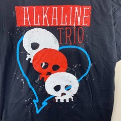 Vintage Y2K Alkaline Trio Band Tee Shirt XL Black Punk Rock 2009 2000s