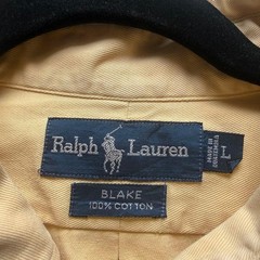 Ralph Lauren BLAKE Shirt 90s L Rare Used For 14Y+ Japan