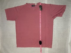 Versace V2 Mens Mesh T Shirt XL Salmon Color Rayon Nylon Mix Made in Italy