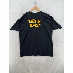 Fruit of the Loom Africa Graphic T-Shirt Men XXL Black Eyes On Black Vintage Tee