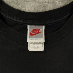 Nike Vintage 80s 90s Single Stitch T Shirt Men’s Medium Black Logo Swoosh USA