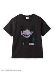 SESAME STREET 【UNISEX】Vintage Photo T-Shirt Size M / L Black From JP NEW