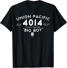 Big Boy 4014 Union Pacific Steam Engine Railroad T-Shirt