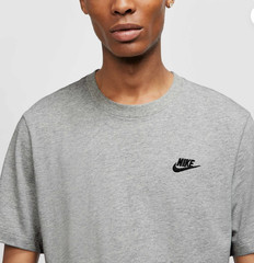 Nike Men’s Sportswear Club T-Shirt Crewneck Black NWT AR4997-014 Sz S/M/L/XL/XXL