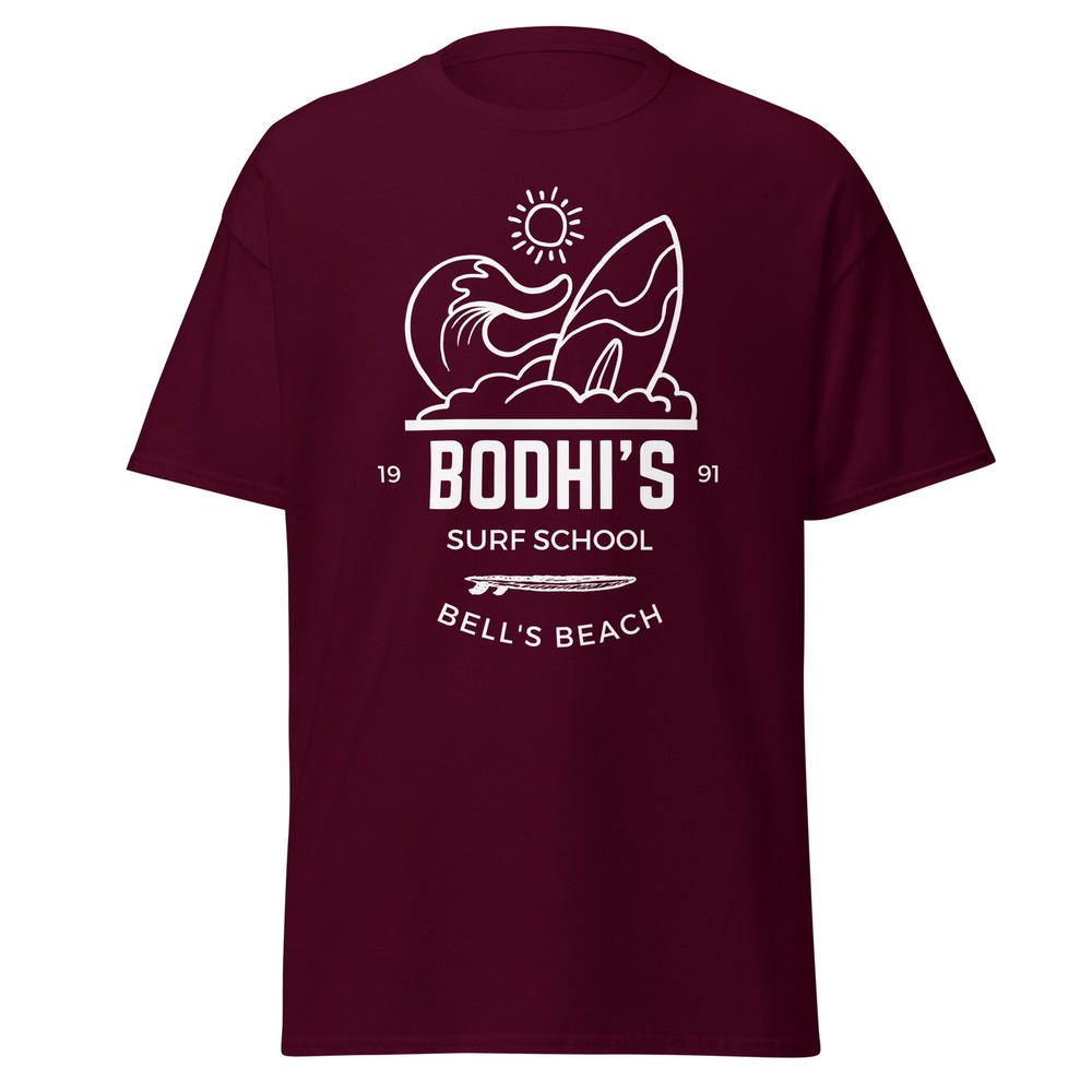 Bhodi’s Surf School – 90’s Point Break Movie Quote Parody Shirt, Unisex
