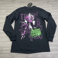 Joker Clown Prince Of Crime Batman DC Comics Long Sleeve T-Shirt Men Small Black