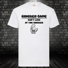 Chicken Game T-Shirt Cult Fun Shirt Funny Gamer Console Game Chicken Game S-5XL