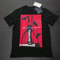 Prada Bernard Buffet Graphic-Print Cotton-Jersey T-Shirt