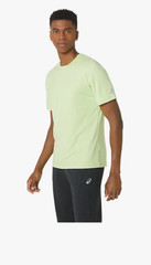 ASICS MEN’S SHORT SLEEVE HTHR TECH TOP Lime Green Heather 3XL