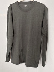 BCG Men’s Long Sleeve T Shirt Crew Neck Gary Size XL #16274