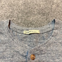Marine Layer Shirt Mens Large Blue Henley Long Sleeve E-Spun Casual