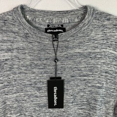 Threadbare Knitted Short Sleeve Tee Gargrave Men’s Size L Fits M Charcoal NWT