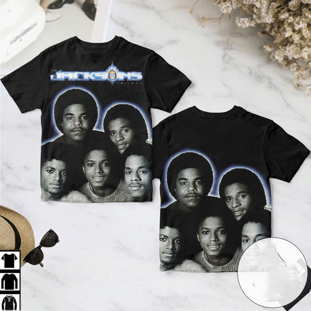 Special The Jacksons Triumph Album S-5XL All Over Print 3D Shirt For Fan VA950
