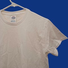 Lot of 5 Delta Pro Weight T-Shirts Mens Small S Half White Cream Blank Bulk Lot