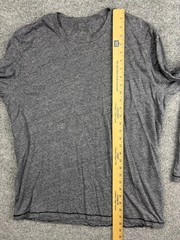 Velvet Men Shirt Mens XL Heather Gray Long Sleeve Crewneck Tri-Blend Made in USA