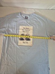 574 Ad T-Shirt New Balance Sneakers Blue Size Large Excellent Streetwear Casual