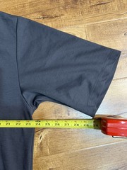 GU by Uniqlo Cotton Crewneck T Shirt Mens Dark Grey Short Sleeve Solid Sz XL