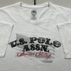 y2k US Polo Assn. USPA American Heritage Graphic T Shirt Men’s Size XL Skater
