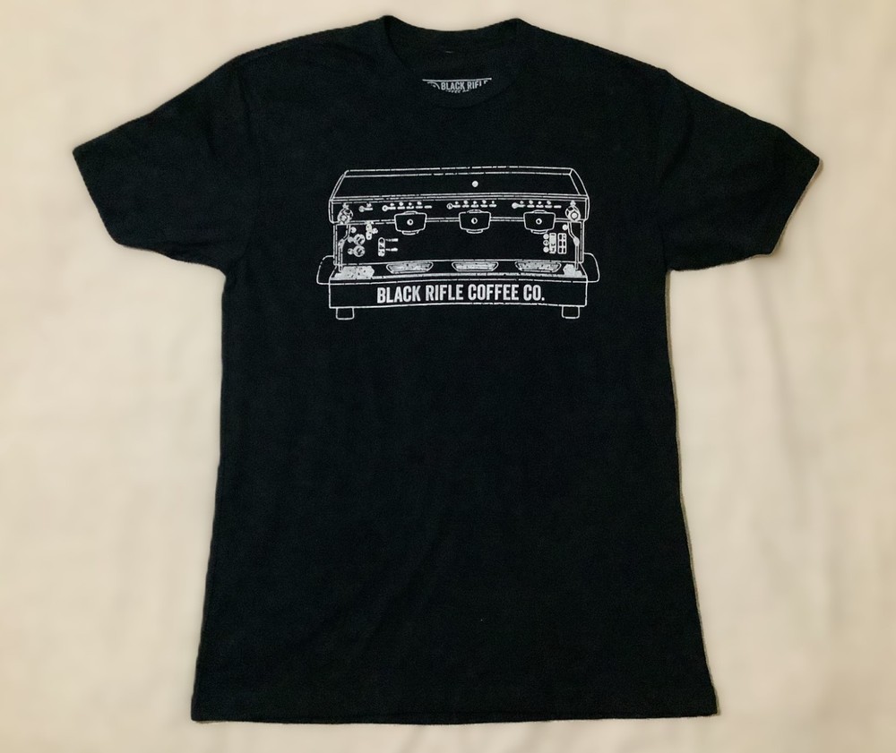 Black Rifle Coffee Co Espresso Shot Machine Graphic T Shirt Size Medium